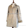 Ladies fur coats fake fur long coat OEM design